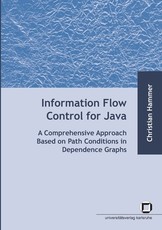 Information flow control for java