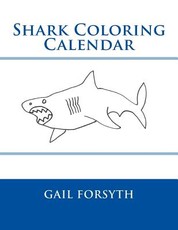 Shark Coloring Calendar
