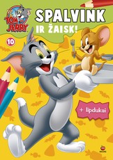 Tom & Jerry. Spalvink ir žaisk. Nr. 10