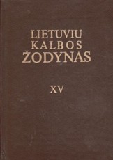 Lietuvių kalbos žodynas XV
