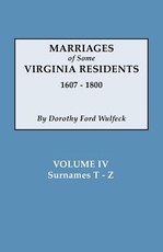 Marriages of Some Virginia Residents, Vol. IV