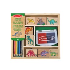 Kūrybinis rinkinys MELISSA & DOUG „Dinosaur Stamp Set“