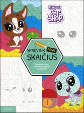 Mažieji gyvūnėliai. Spalvink pagal skaičius