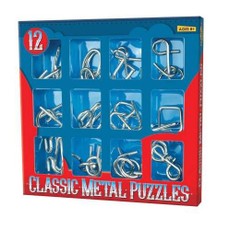 Metalinių galvosūkių rinkinys, 12 vnt.