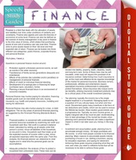 Finance (Speedy Study Guides)