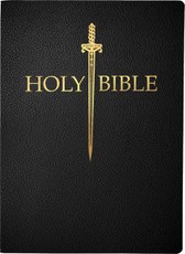 KJV Sword Bible, Giant Print, Black Bonded Leather, Thumb Index