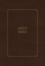 Kjv, Thompson Chain-Reference Bible, Large Print, Leathersoft, Brown, Red Letter, Thumb Indexed, Comfort Print