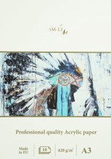 Tapybos akrilu sąsiuvinis PRO A3 10l 420gsm*