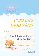 Cukrinis debesėlis: paveiksliuką matau – tekstą skaitau!