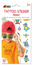 AVENIR Priklijuojamos tatuiruotės „Robotai“