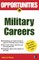 Opportunities in Military Careers, Revised Edition