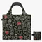 LOQI pirkinių krepšys „KEITH HARING Black Pattern Recycled Bag“