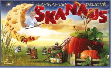 Lavinanti dėlionė „Skanaus“