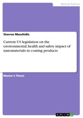 Current US legislation on the environmental, health and safety impact of nanomaterials in coating products
