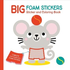 Big Foam Stickers: Sticker & Coloring Book (Mouse & Friends)