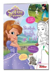 Sofija Pirmoji.  Skaityk, lipdyk, spalvink!