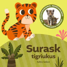 SURASK TIGRIUKUS.  Su nuotraukomis, medžiagėlėmis ir iššokančiu tigriuku!