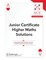 Junior Certificate Higher Maths Solutions