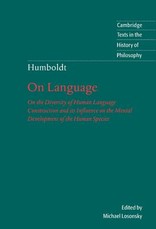 Humboldt: 'on Language'
