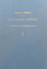 Šventasis raštas. Senojo testamento I d.