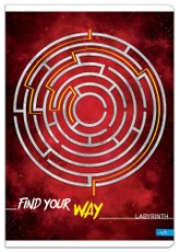 Sąsiuvinis A5 80lap 70g linija LABYRINTH