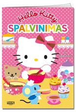 Hello Kitty. Spalvinimas su lipdukais