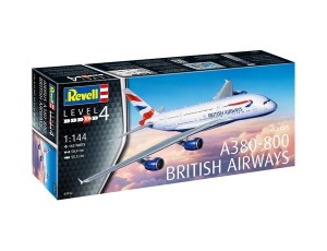 Plastikinis lėktuvo modelis Airbus A380-800 „British Airways“
