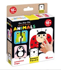 Lavinamasis žaidimas „On-the-Go Puzzle Halves Animals“