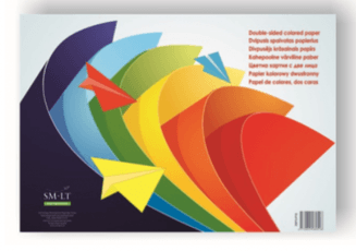 Spalvotas popierius dvipusis A3, 16 lapų