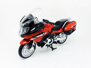 Žaislinis motociklas MSZ BMW R1250 RT 1:12, raudonas