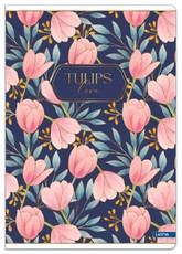 Sąsiuvinis(platus) A5 48lap. 80g TULIPS lang.