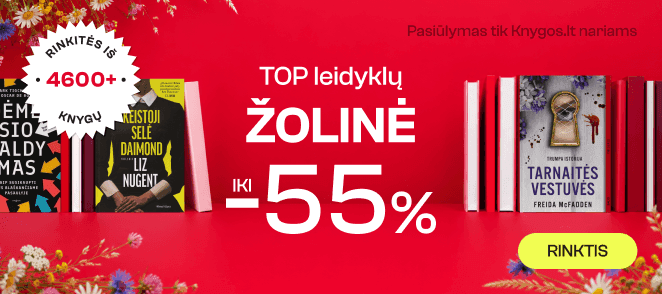 TOP leidyklų Žolinių pasiūlymas iki -55%!