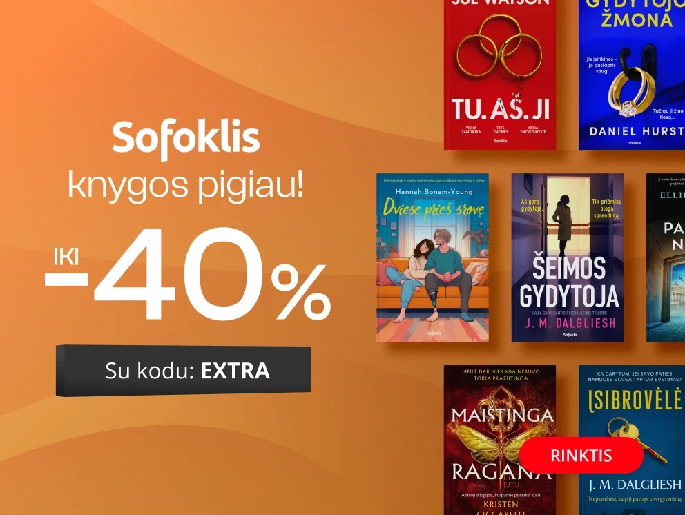 Leidyklos SOFOKLIS knygoms iki -40% extra nuolaidos!