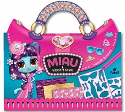 Miau mados namai. Rankinukas-trafaretas