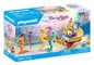 PLAYMOBIL figūrėlių rinkinys „Princess Magic“ 71500 — undinėlės karieta su jūrų arkliuku