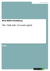 The "dark side" of social capital