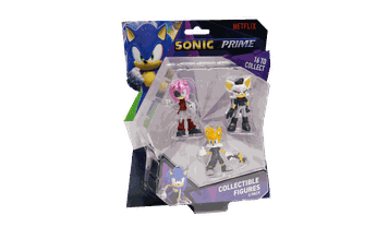 SONIC Figūrėlės, 3 vnt., 6,5 cm
