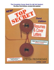 TOP SECRET Resumes & Cover Letters, the Third Edition Ebook
