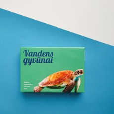 Vandens gyvūnai. Lavinamųjų kortelių rinkinys