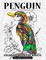 Penguin Coloring Book for Adults