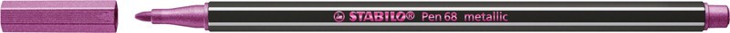Rašiklis PEN 68 metallic rausvas