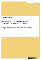 Managing People in International Hospitality &Tourism Industries