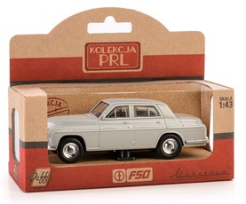 Žaislinis automobilis Warszawa 223 (PRL), pilkas
