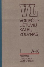 Vokiečių-lietuvių kalbų žodynas Id. A-K (1992)