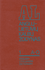 Anglų–lietuvių kalbų žodynas. I ir II tomai