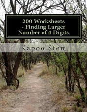 200 Worksheets - Finding Larger Number of 4 Digits