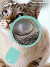 Plastikinė lupa (katinas)