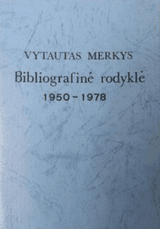 Vytautas Merkys. Bibliografinė rodyklė 1950–1978