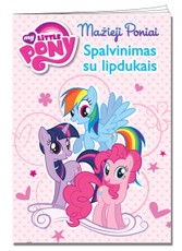 Mažieji poniai. Spalvinimas su lipdukais