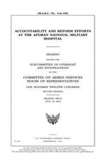 Accountability and reform efforts at the Afghan National Military Hospital